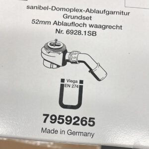 SANIBEL Domoplex-Ablaufgarnitur Grundset 52mm Ablaufloch waagrecht